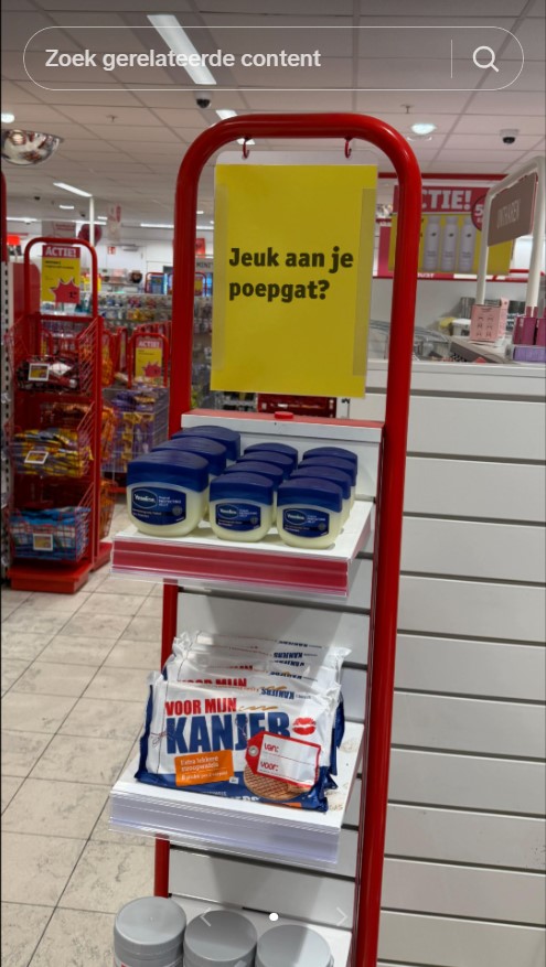 jingle stelling in kruidvat