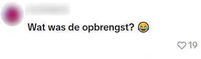 blikjes opbrengst carnaval