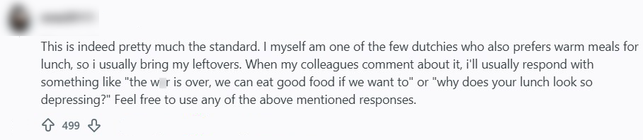 ook warme lunch in Nederland