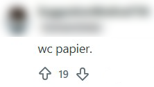 wc papier stelen