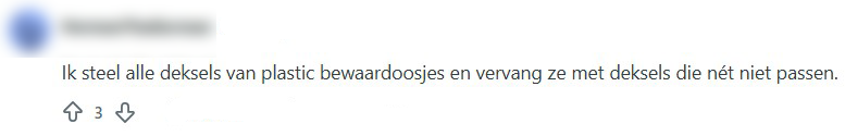 deksels van bewaardoosjes