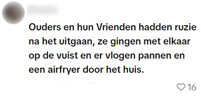 ruzie tijdens oppas
