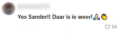 sander weer op KLM tiktok