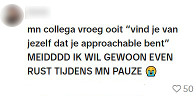 pauze met collega