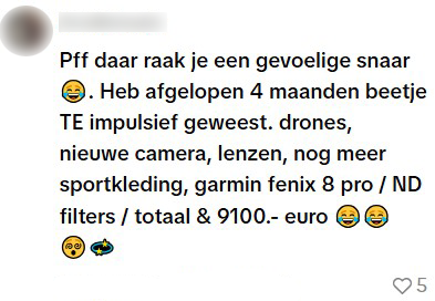 meerdere impulsieve aankopen