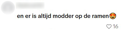 modder op ramen