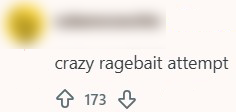 ragebait door collega