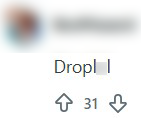 drop