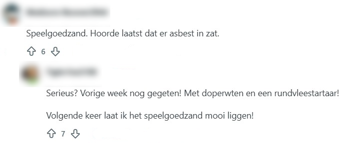 zand eten