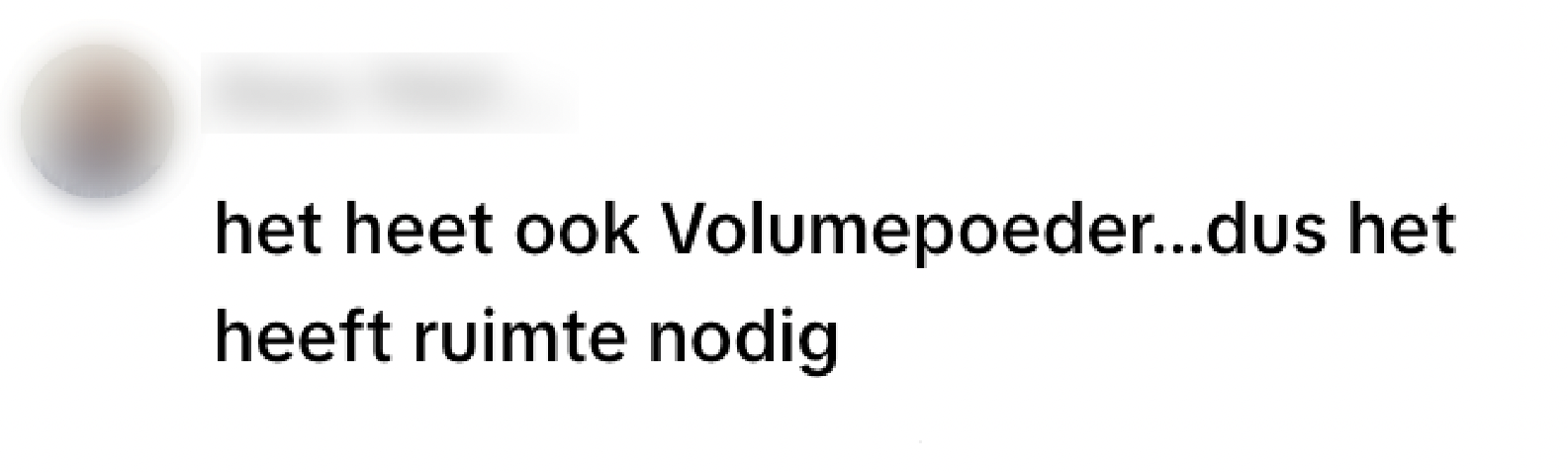 Volumepoeder