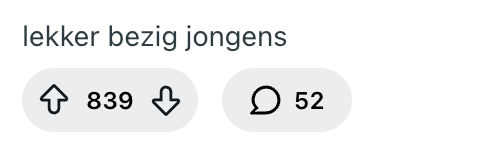 lekker bezig