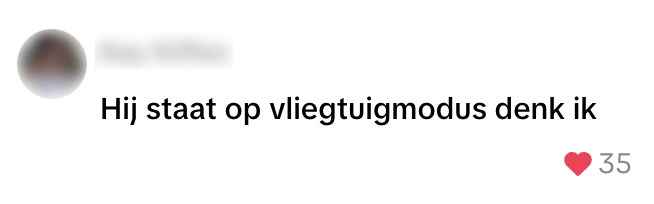 vliegtuigmodus