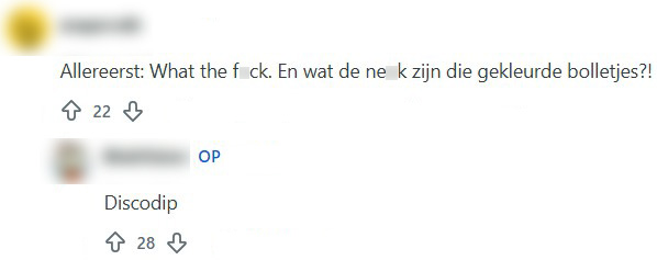 discodip op frikandel