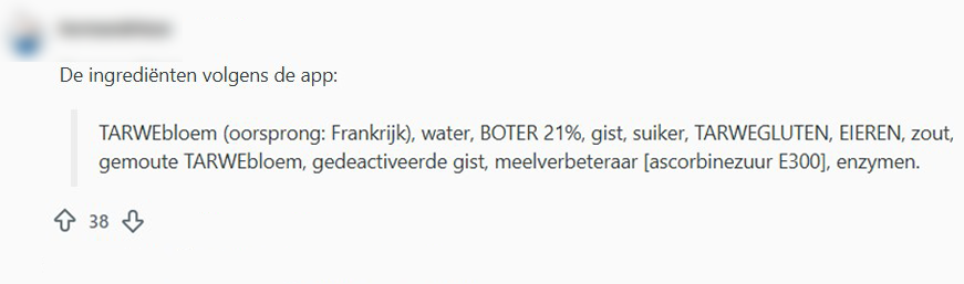 ingrediënten
