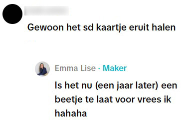 sd kaart