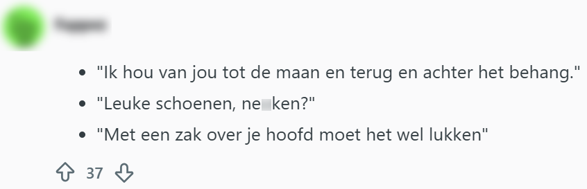 nederlandse openingszinnen