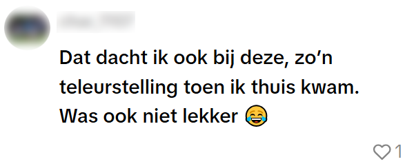 niet lekker