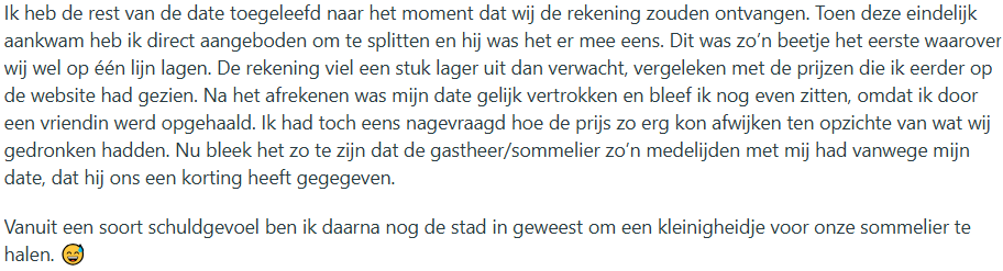 ongemakkelijke date