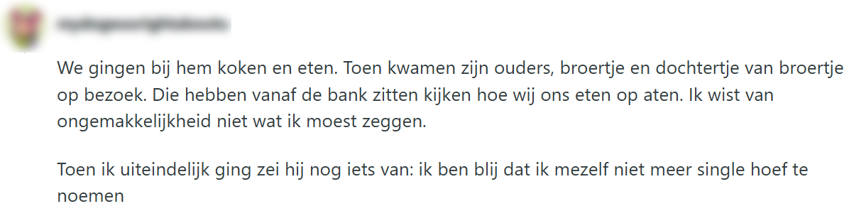 ongemakkelijke date