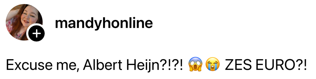 albert heijn aardbeien