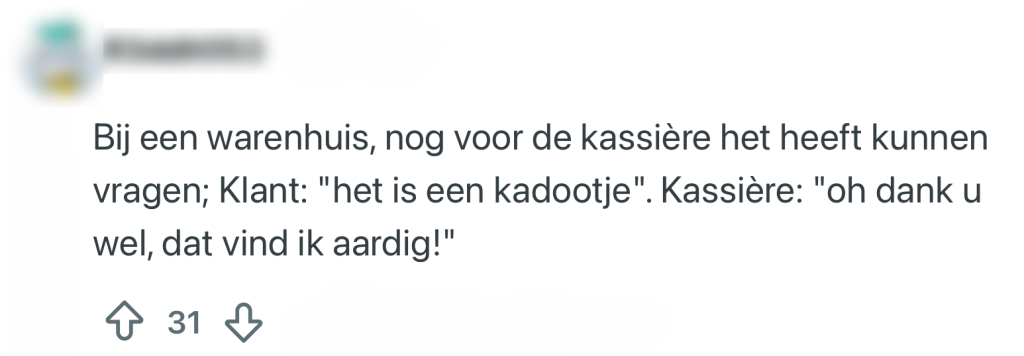 opmerkingen klanten