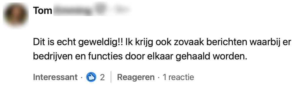 Linkedin bedrijfsnaam