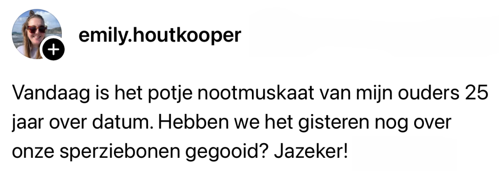 specerij eten nootmuskaat