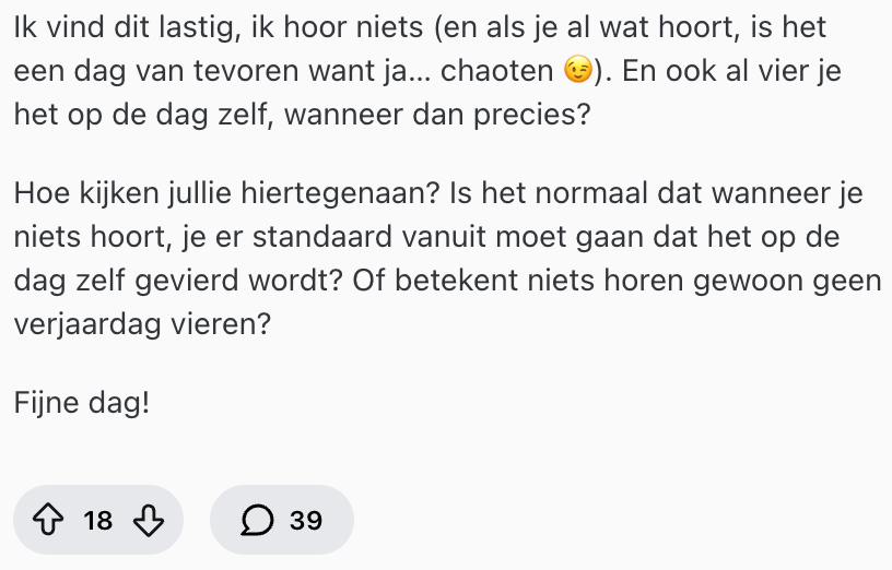 verjaardagsfeest