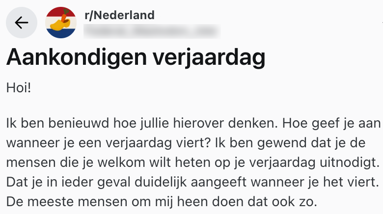 verjaardagsfeest