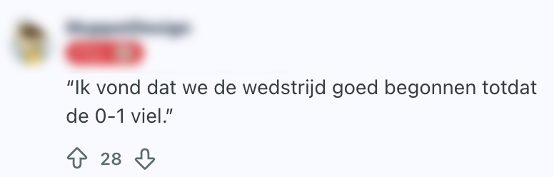 goed begonnen