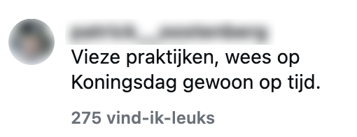 op tijd