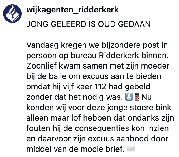 wijkagent ridderkerk
