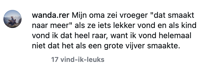 smaak naar meer