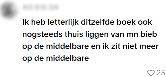 middelbare school boek