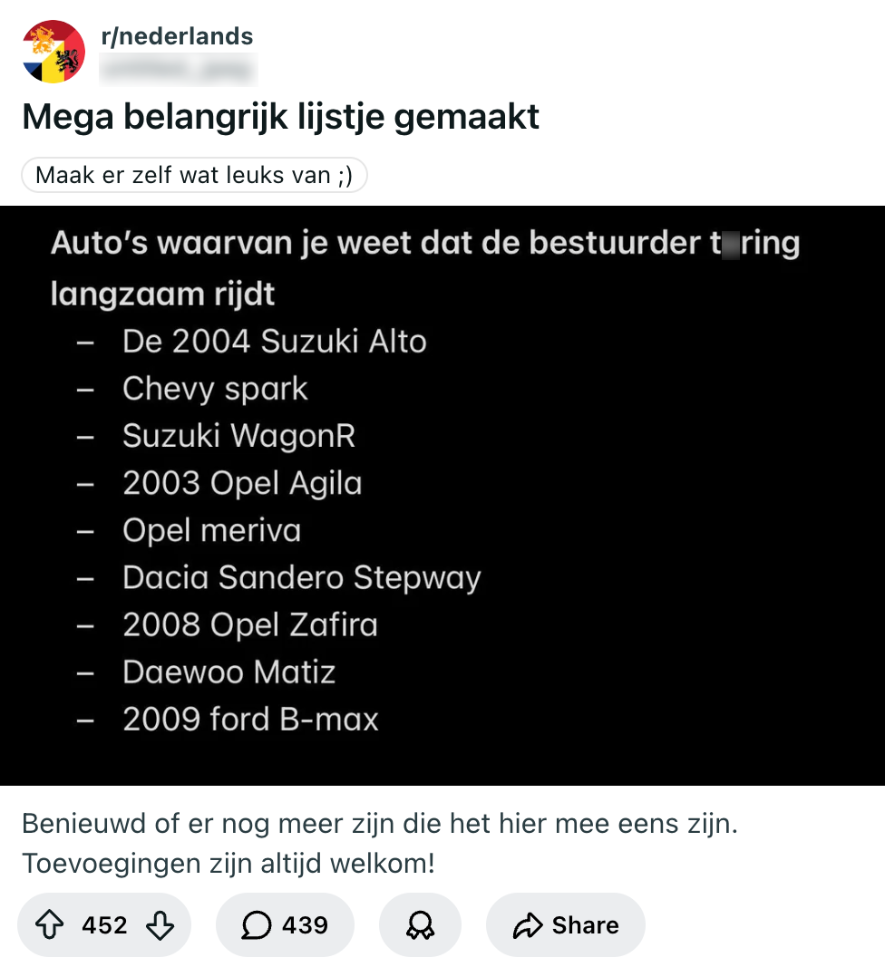 auto's