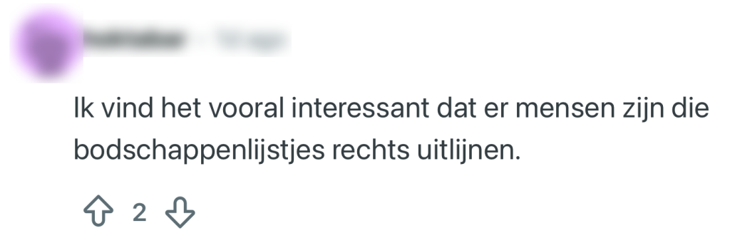 supermarkt boodschappenlijstje