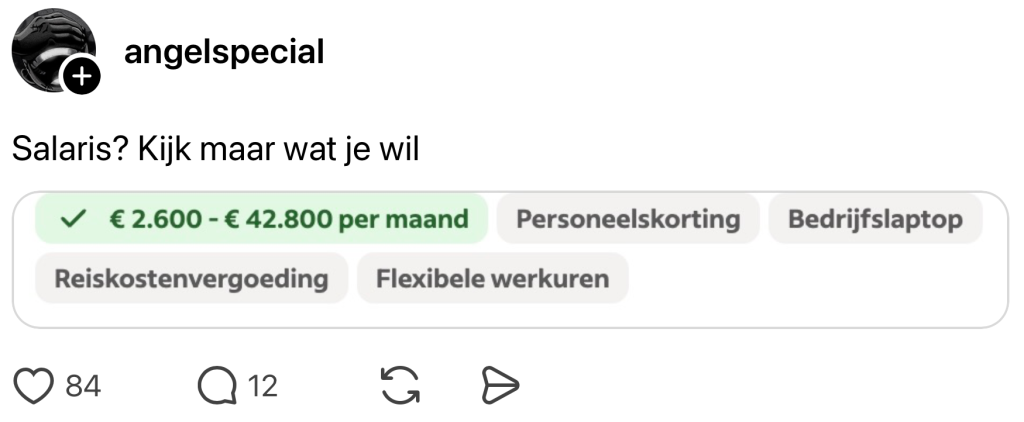 salaris vacature