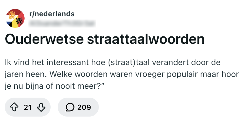 straattaal