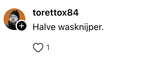 halve wasknijper