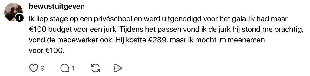 gebaren gunsten kleine dingen