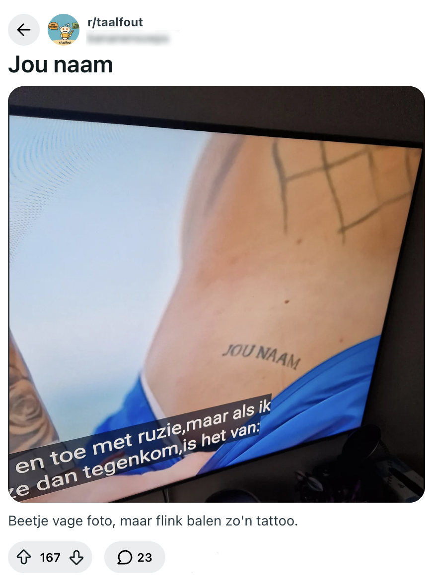 ex on the beach tattoo