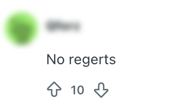 no regerts