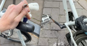 fiets uit
