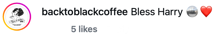 harry styles koffie