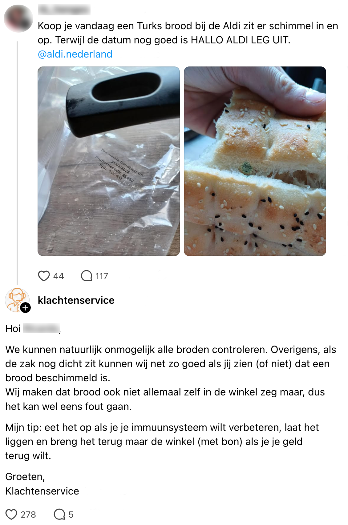 klachtenservice