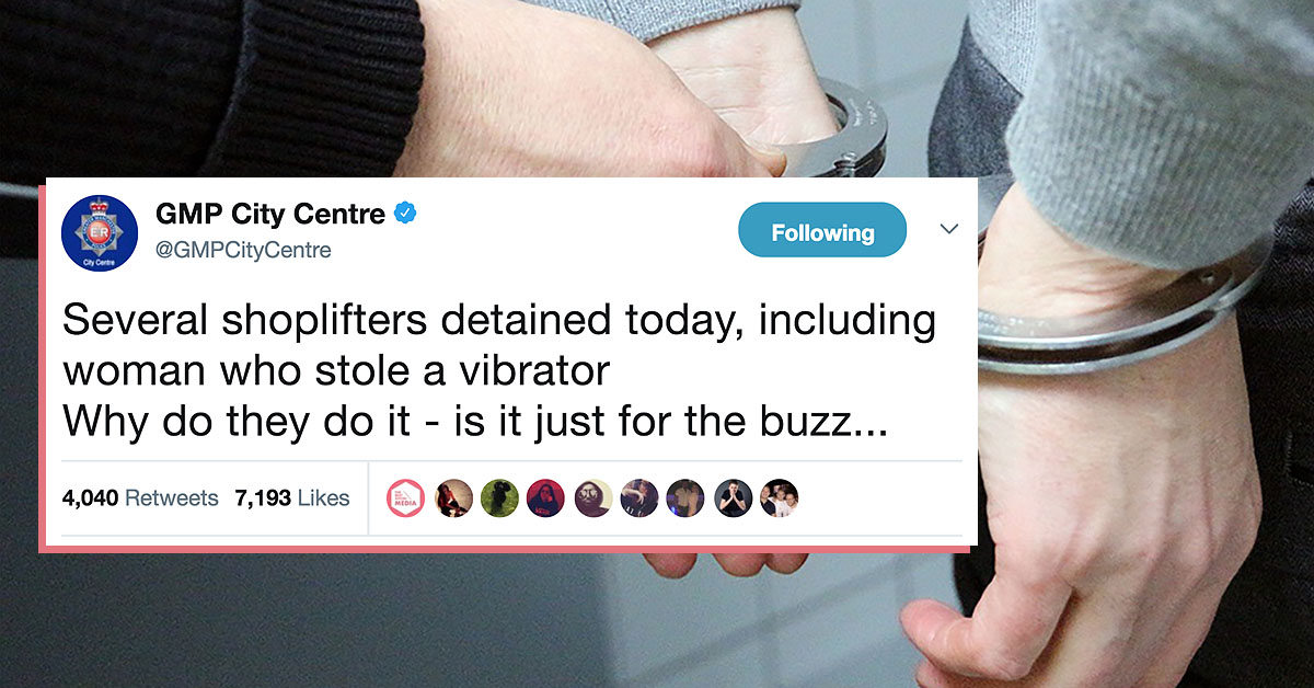 17 Times This Manchester Police Department Shared Criminally Funny And Bizarre Cases On Twitter The Best Social Media - greater manchester police roblox on twitter our officers