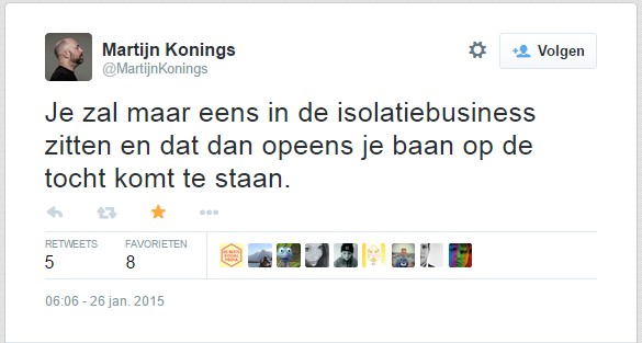 Martijn Konings tweet