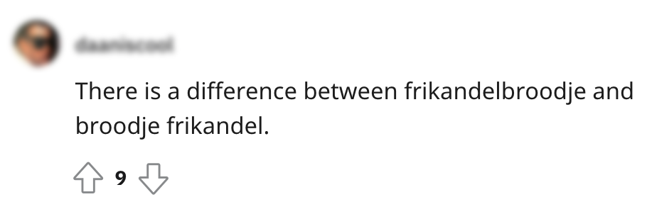 a frikandel