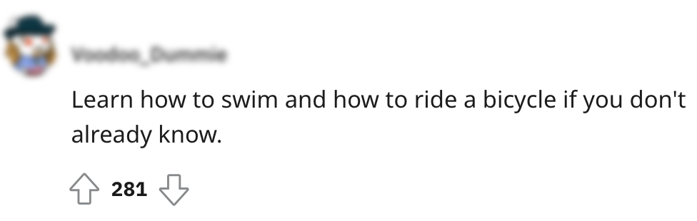 fiets zwem