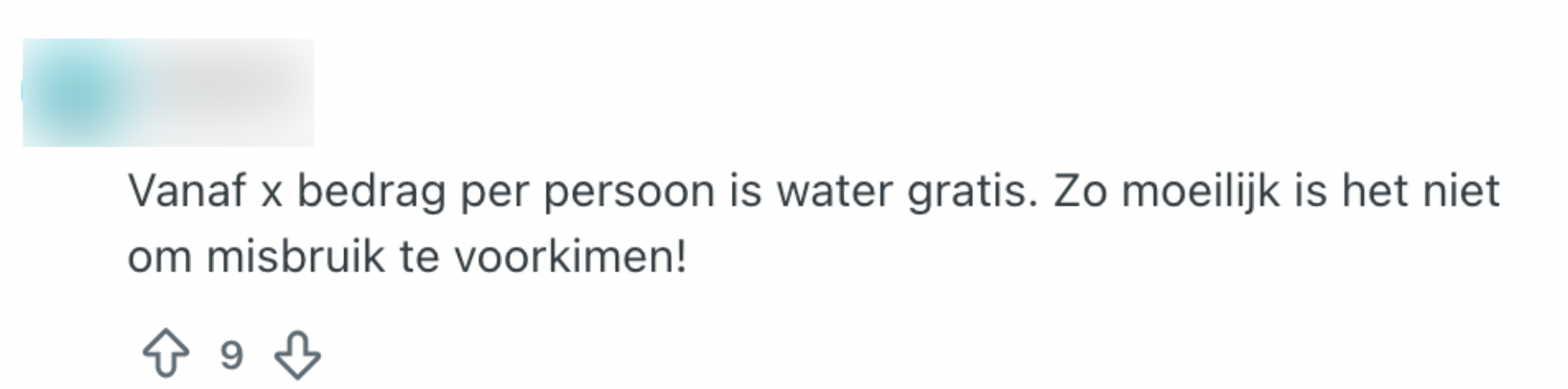 water